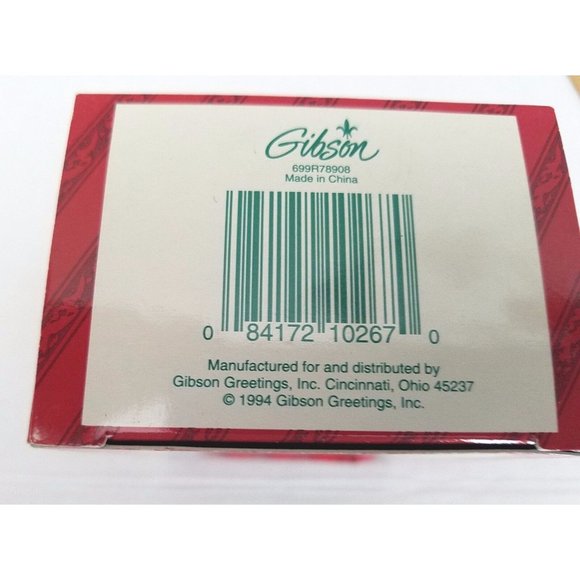 Starlight Angel Christmas Tree Ornament Gibson 1994 Pink Star Basket 2.5 Inch - Picture 6 of 6